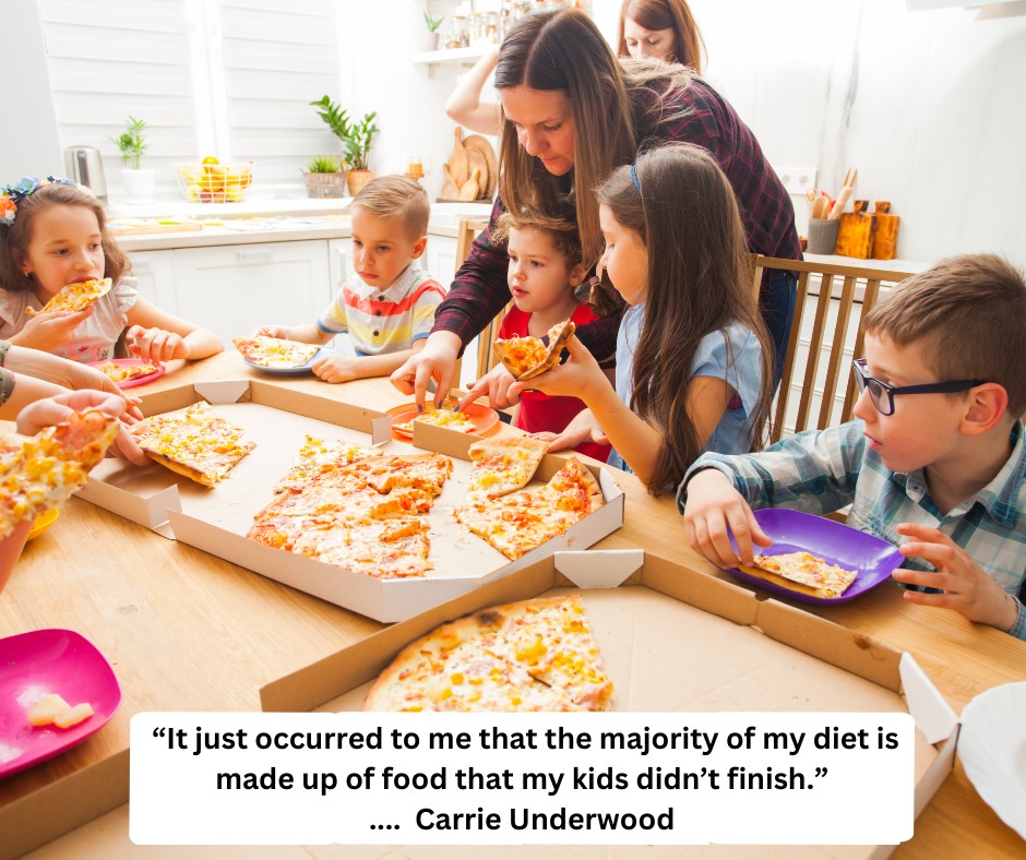 Eating Kid's Leftovers